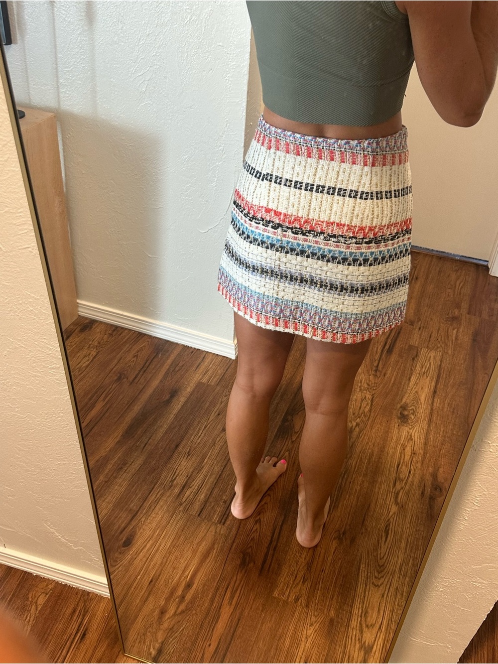 Tweed Mini Skirt - Picture 6 of 9